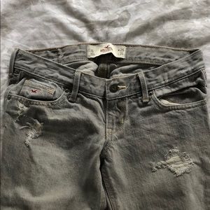 Grey skinny fit Hollister jeans